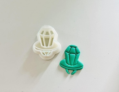 retro ringpop polymer clay cutter stl Jewelry cutters tools earrings 3d print model - Mito3D