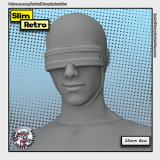 retro slim marvel crisis protocol x-men cyclops 3d print model - Mito3D