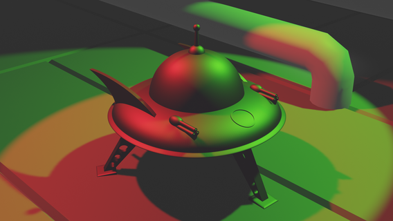 retro space saucer Game toy rocket ship missile military alien 3d print model - Mito3D