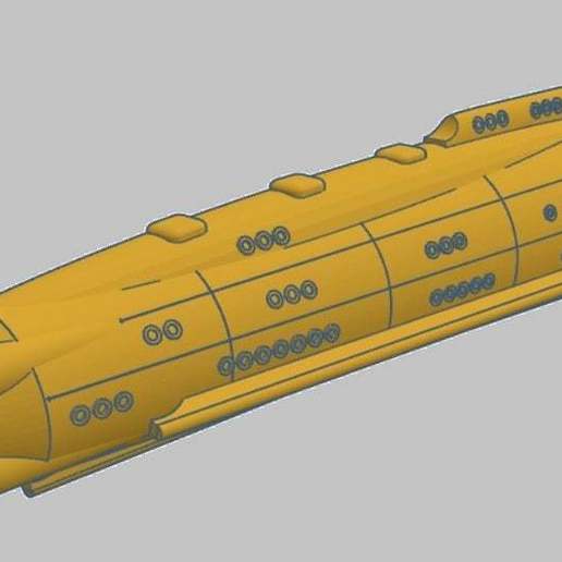 retro uzay gemisi çeşitli diy 3D print model - Mito3D