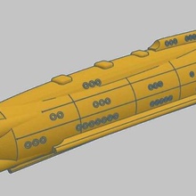 retro uzay gemisi çeşitli diy 3d print model - Mito3D