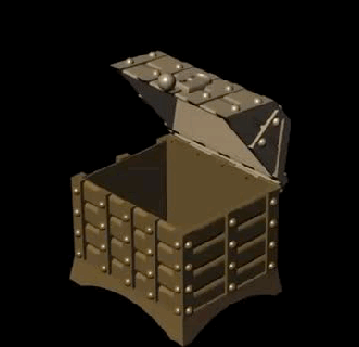 retro treasure box wooden pirate chest gem jewelry storage organizer trinket keepsake case without lock 3d model stl easy print easyprint 3d print model - Mito3D