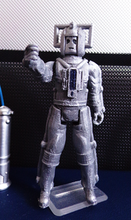retrofig 2 - cyborg person doctor dr cyberman kenner star wars sci-fi science fiction retro figure action seventies 3d print model - Mito3D