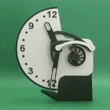 retrogrado orologio unico arredamento funzionale scrivania parete 3d print model - Mito3D