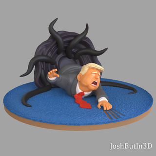 dönüş nereden gelmek Donald koz girdap dokunaçlar canavar portal Devlet Başkanı Amerika Birleşik Devletleri siyaset 3d print model - Mito3D