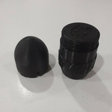 reusable airsoft chalk rounds taginn launchers milsim grenade launcher 3d print model - Mito3D