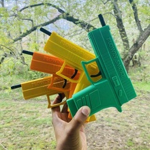 réutilisable souffler fumée léger pistolet 3d print model - Mito3D