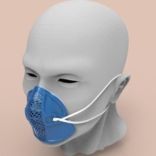 reusable facial mask respirator frame cover tool 3d printing 3d print model - Mito3D