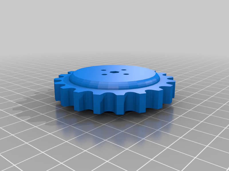 Rdo rueda espigas maleficio eje tetrix tanque huella ftc robótica 3d impresora partes 3D print model - Mito3D
