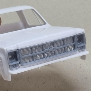 revell chevy grill replacement c10 c20 c30 square body gmc 1 24 pickup 3d print model - Mito3D