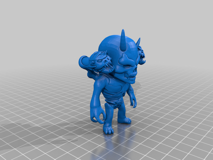 revenant doom 64 oc mini-figure collectible demon model monster nintendo original character toy zombie creatures 3d print model - Mito3D