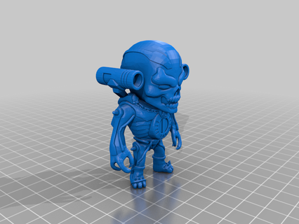 intikamcı nöbetçi mini figure koleksiyon yarı robot iblis kıyamet ebedi model canavar gece oyuncak değişken zombi yaratıklar 3d print model - Mito3D