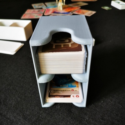 reversível distribuidor jogando cartas 95 x 70 máx jogos cartão borda 3d print model - Mito3D