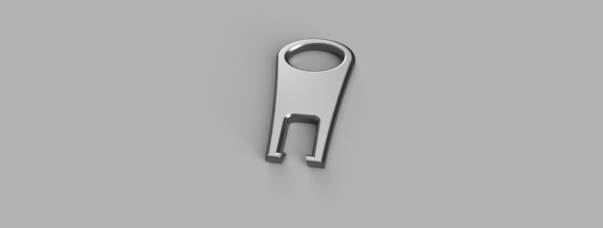 reversibel Jacke Reißverschluss Schließen 3d print model - Mito3D