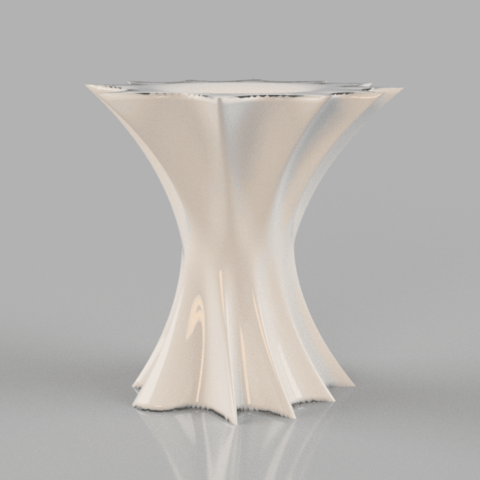 reversible vase art fusion 360 tutorial plant planter household kitchen home flower 3D print model - Mito3D