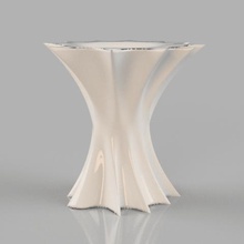reversible vase Kunst fusion 360 tutorial pflanze Pflanzer Haushalt Küche home flower 3d print model - Mito3D