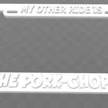 révisé - côtelette de porc express grande difficulté peu la chine art signes logos jack burton btlc 3d print model - Mito3D