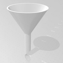 revolutionary funnel tool plant watering water draining cone seedlings 3d print model - Mito3D