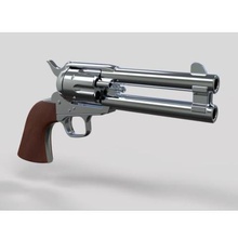revolver-agent whiskey Film kingsman golden circle verschiedene cosplay Replikat Waffe Feuerwaffe zweitwaffe Pistole gun 3d print model - Mito3D