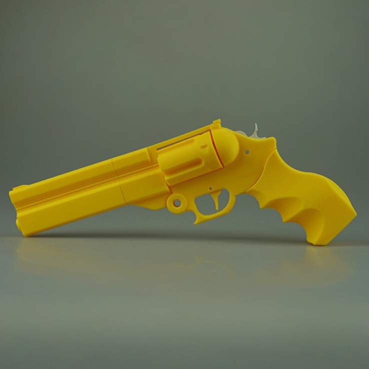 revolver model oyun silah 3D print model - Mito3D