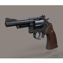 revolver smith wesson model 19 1989 various weapon firearm sidearm pistol gun 3d print model - Mito3D