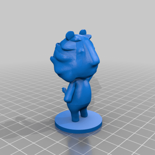 rex - animal crossing game toy game accessories rory rex lion bud animal crossing 3D print model - Mito3D