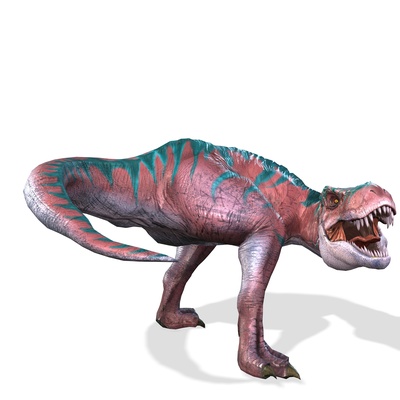 rex dinozor tyrannosaurus orman doğa avcı raptor kaplan hileli animasyonlu harman dosya fbx stl obj tarih öncesi sanat 3d print model - Mito3D