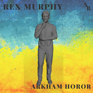 rex murphy 32mm Arkham horror investigadores 3d print model - Mito3D