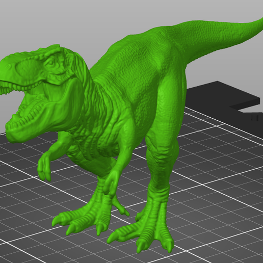 Rex açık ağız 3D print model - Mito3D
