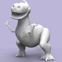 rex de toy story stl varios dinosaurio trex historia juguete toystory 3d print model - Mito3D