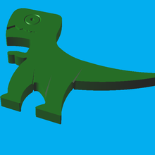 rex art dinosaure 3d print model - Mito3D