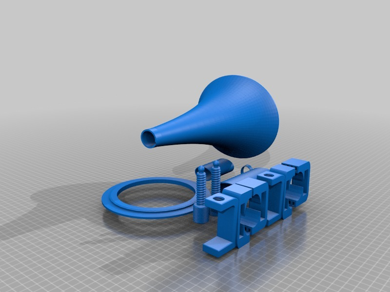 rf Horn Gadget 5 ghz Radio 3D print model - Mito3D