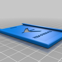 rfid card holder embraer airline aviation corporate door tag accessories 3d print model - Mito3D