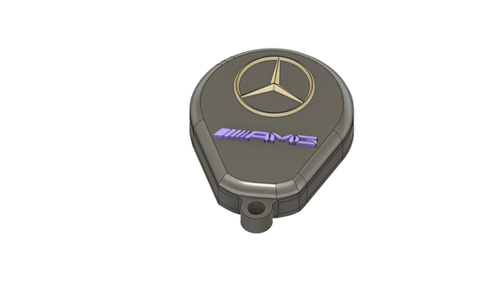 rfid Schlüsselhülle amg Benz Mercedes Startseite Mantel Schlüssel 3d print model - Mito3D