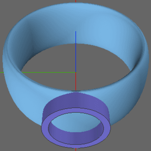 rfid-Siegel-ring Schmuck ring rfid signet skalierbar ist Schlüssel remote 3D print model - Mito3D