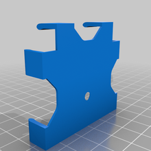 rgb strip remote holder counterbore hole organization 3d print model - Mito3D