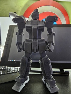 rgm 79 gm rayo gundam robot mecha mecánico personaje Gunpla anime traje manga futuro espacial ai futurista astronauta cañon tanque armas 3d print model - Mito3D
