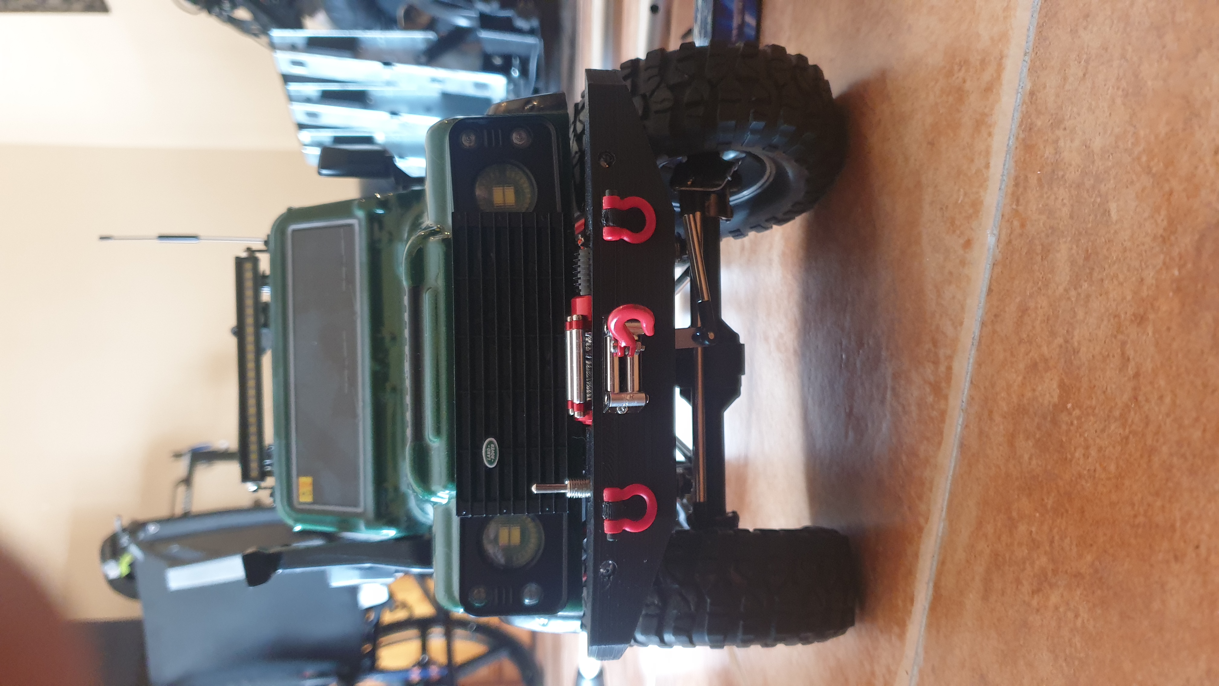 rgt bumper winch rc radio control crawler offroad 3D print model - Mito3D