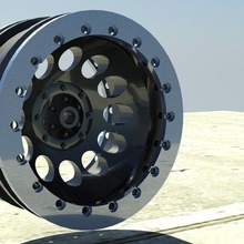 rhine crawler various van rim rin wheels wheel 3d print model - Mito3D