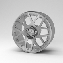 rhino bbs madras 1 18 game wheels tires rims rin rins cars mustang shelby custom car 3d print model - Mito3D