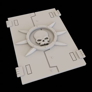 gergedan kapılar ölüm koruma oyun lejyon Uzay deniz Horus sapkınlık tank Ulaşım kapı Deimos 3d print model - Mito3D