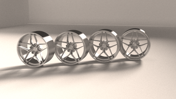 rhino hre ff11 1 18 sporty rin progressive maisto wheels modelling automotive 3d print model - Mito3D