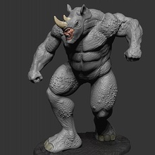 rhino uomo ragno vari batman cat woman juggernaut spiderman dc la marvel il velenofumetti 3d print model - Mito3D