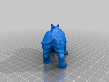 rhinoceros animals 3d print model - Mito3D