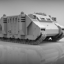rhinocéros art 28mm armée de terre héroïque leman miniature nsfw russ space marine dessus table le réservoir véhicule wargaming modèles 3d print model - Mito3D