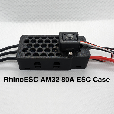 rhinoesc am32 80a brushless crawler esc case castle hobbywing cj-7 traxxas axial 3d print model - Mito3D