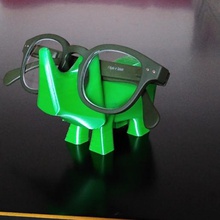 rhinoglass fashion rhino glasses eyeglasses holder 3d print model - Mito3D