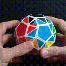 rhombicosidodecahedron 3d enigma 3d print model - Mito3D