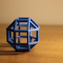 rombicubottaedro arte matematica forma fatica test math_art 3d print model - Mito3D