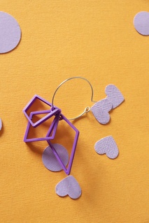 rhombus pendant keychain pending form costume jewelry 3d print model - Mito3D